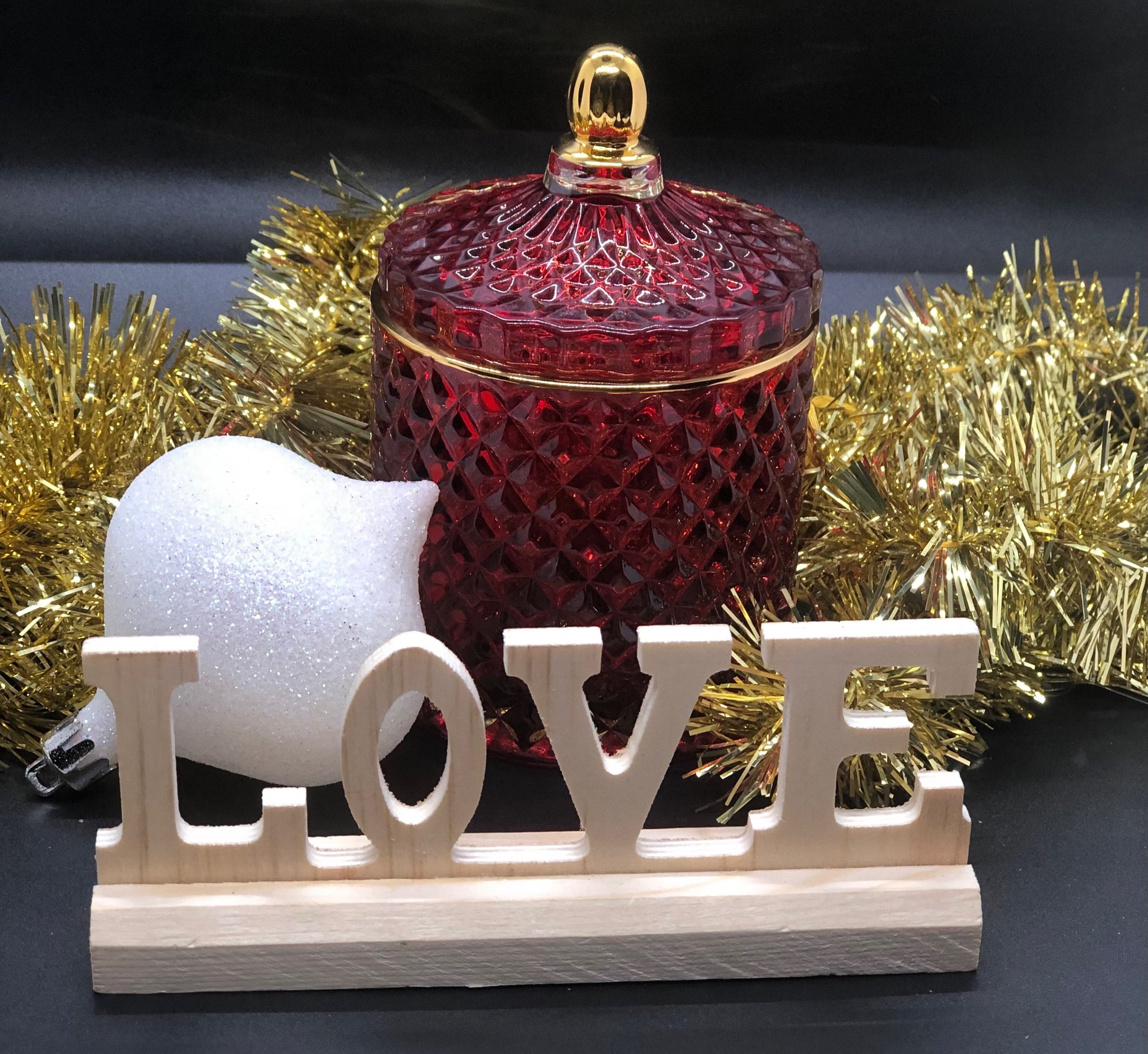 Large French Cut Luxury Candle  image 2