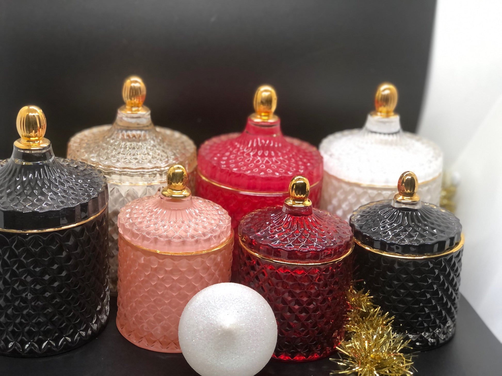 Large French Cut Luxury Candle  image 6