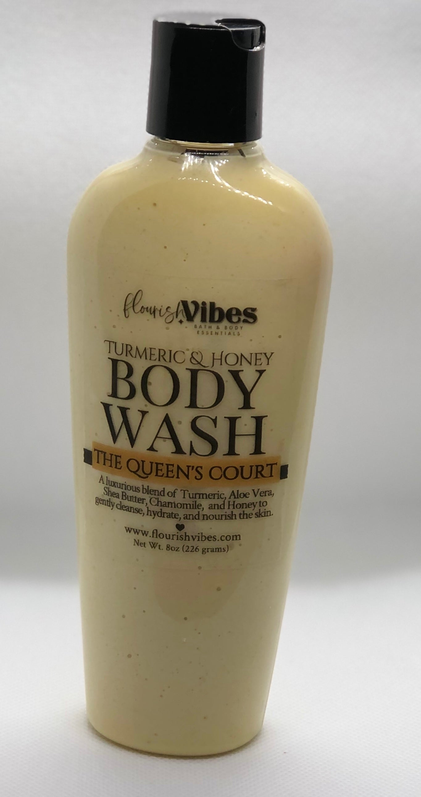 The Queen’s Court Creamy Turmeric & Honey Body Wash image 1